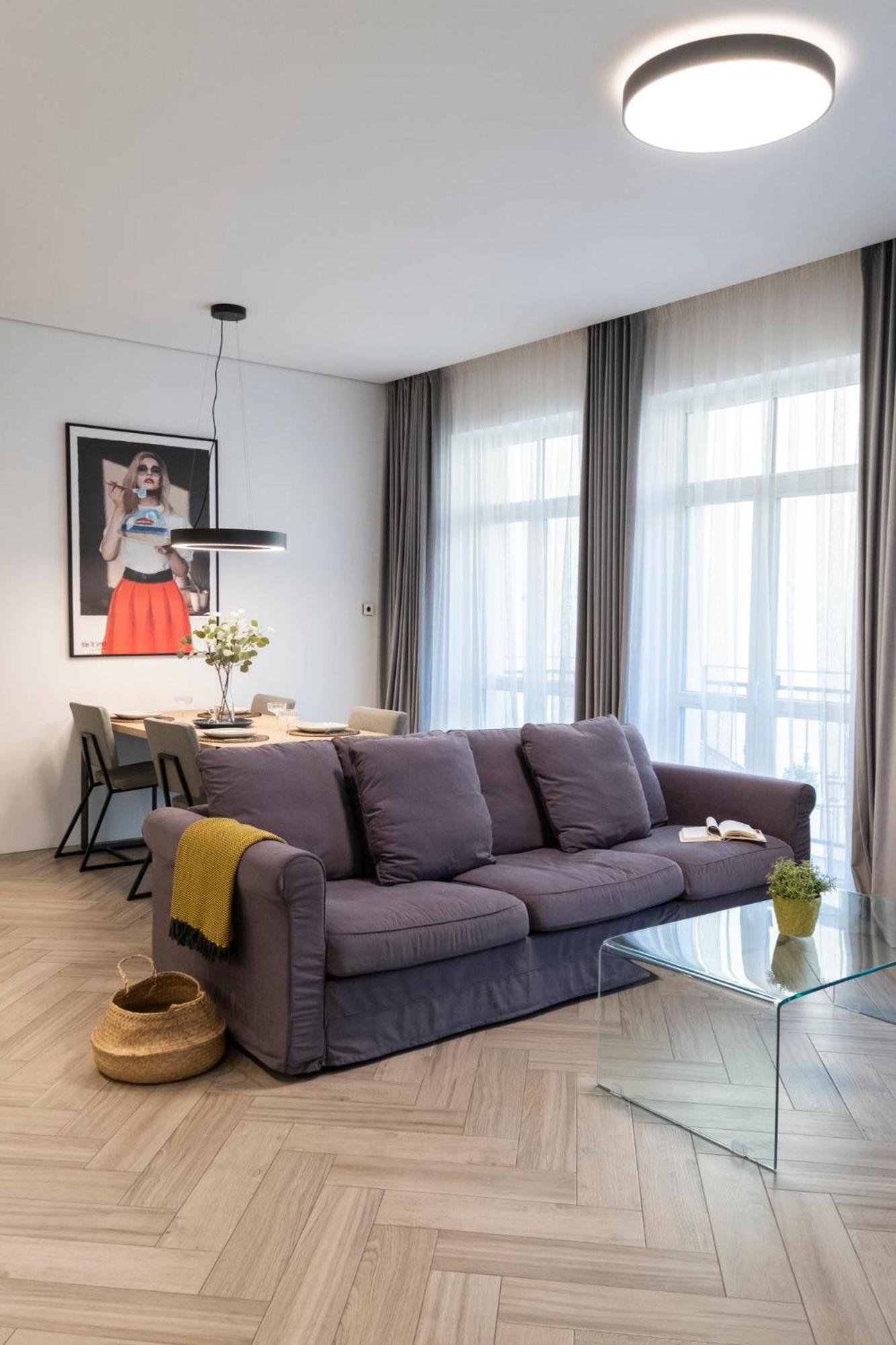 Cohost I Oldtown 60M2 Apt W-Garage Parking, Balcony & Self Check-In VNO Kültér fotó