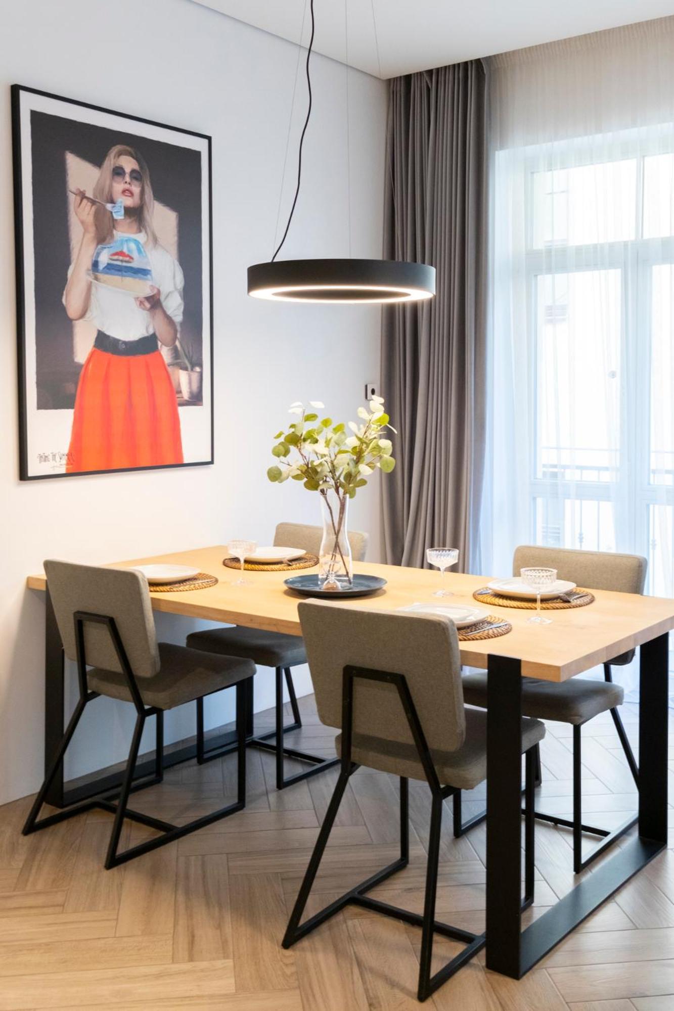Cohost I Oldtown 60M2 Apt W-Garage Parking, Balcony & Self Check-In VNO Kültér fotó